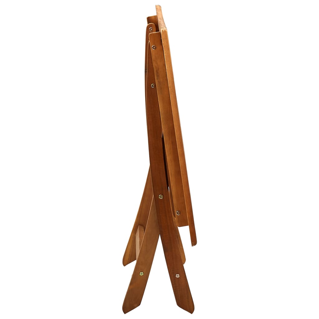 foldbart havebord 120x70x75 cm massivt akacietræ