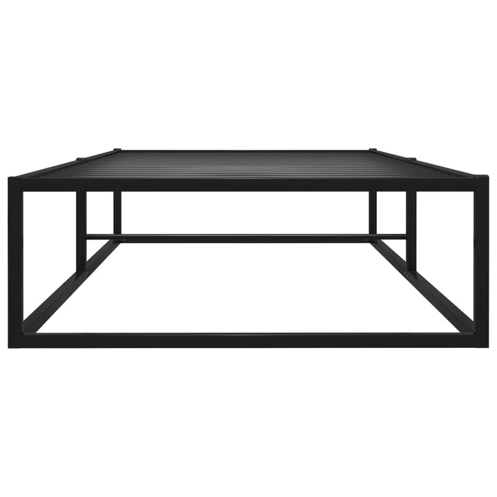 sengestel 90x200 cm metal sort