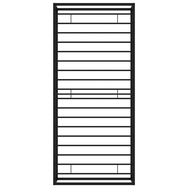sengestel 90x200 cm metal sort