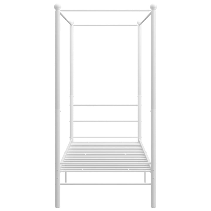 sengestel til himmelseng 90x200 cm metal hvid