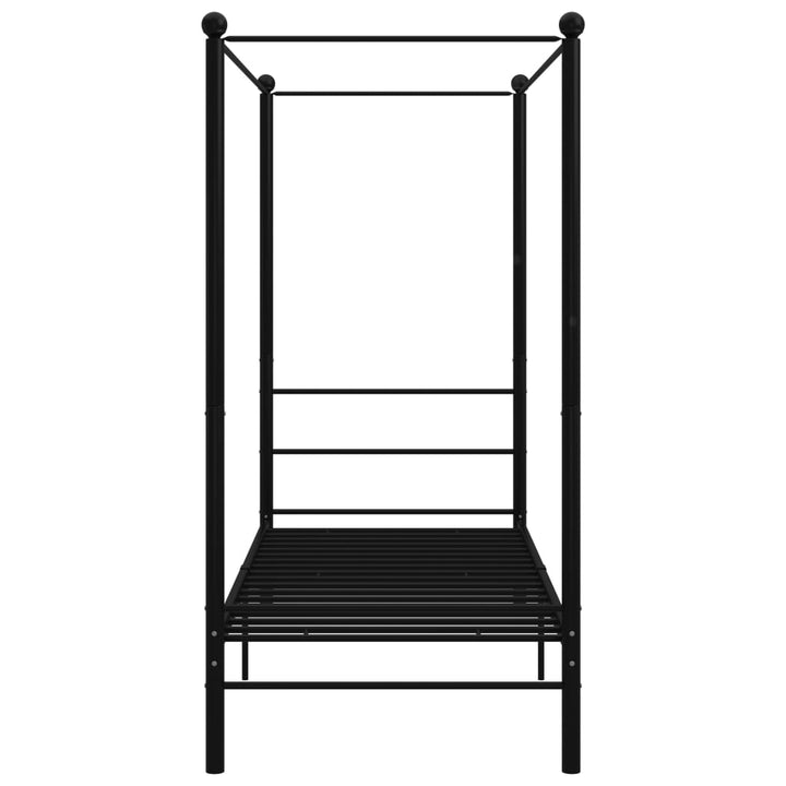 sengestel til himmelseng 100x200 cm metal sort