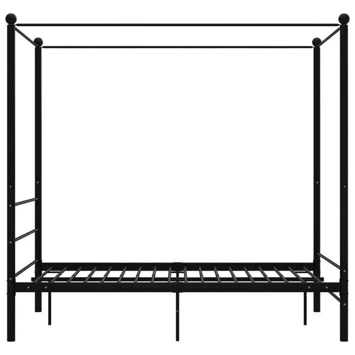 sengestel til himmelseng 140x200 cm metal sort