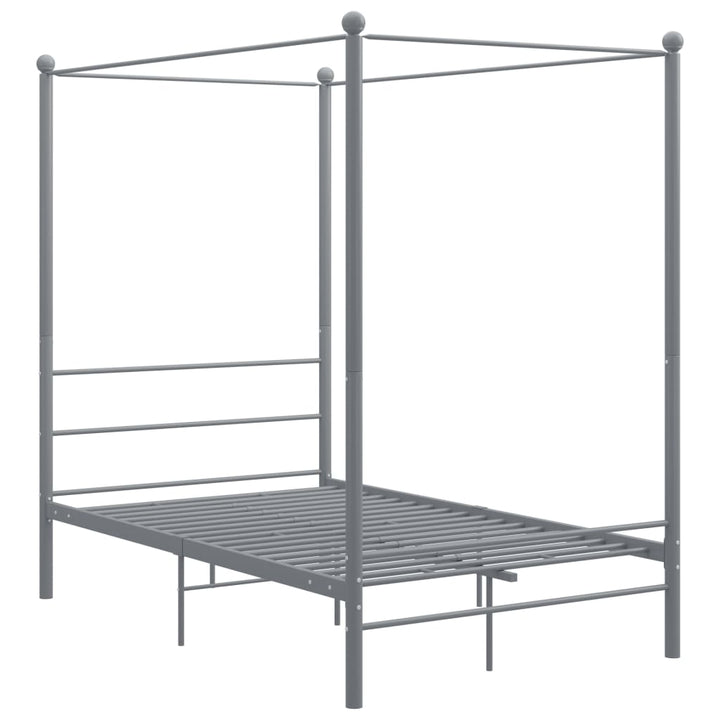 sengestel til himmelseng 140x200 cm metal grå