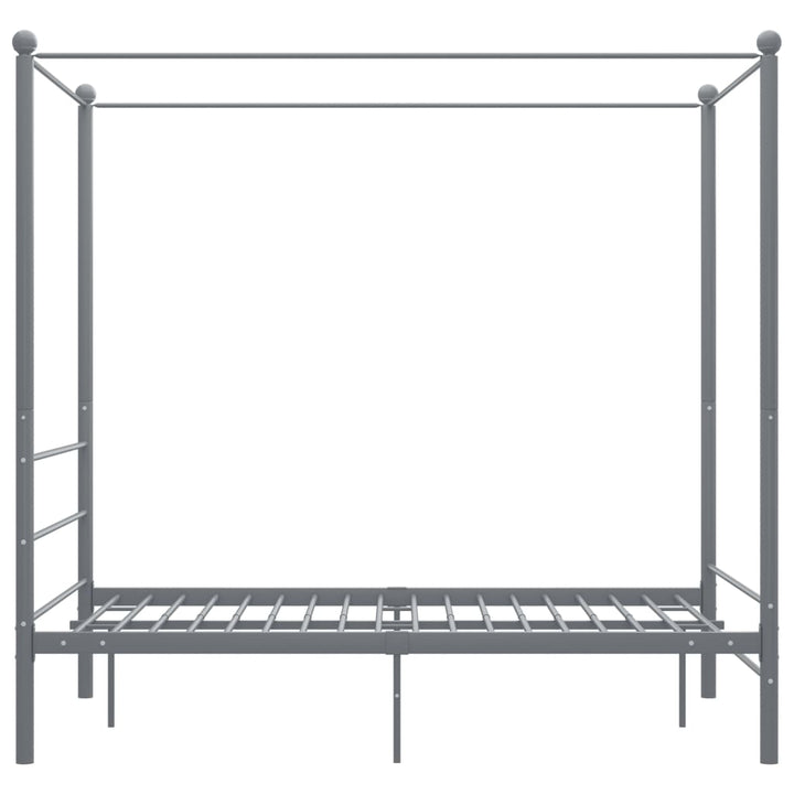 sengestel til himmelseng 140x200 cm metal grå