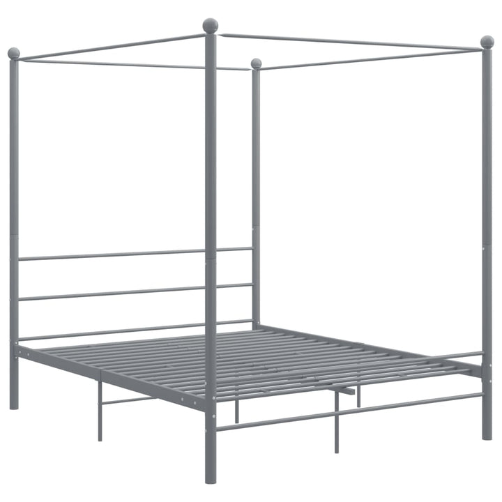 sengestel til himmelseng 160x200 cm metal grå
