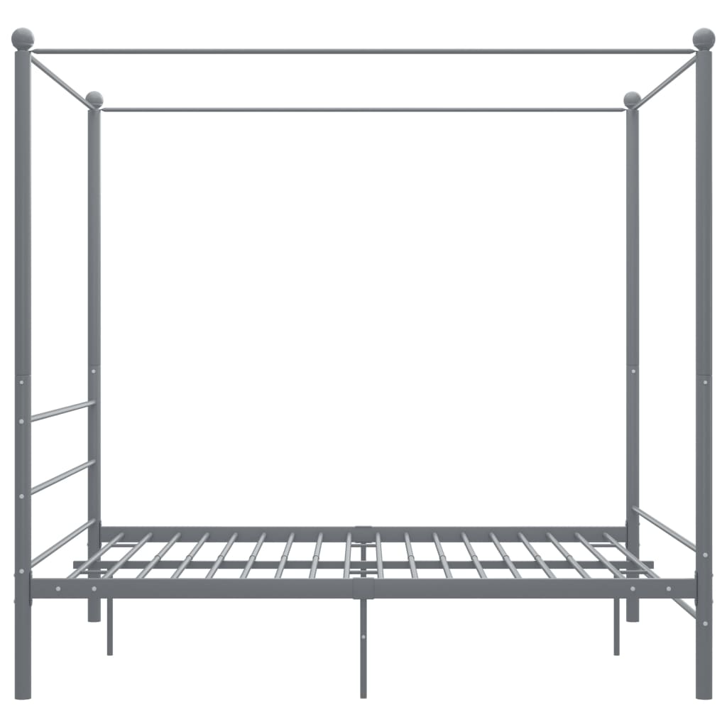 sengestel til himmelseng 160x200 cm metal grå