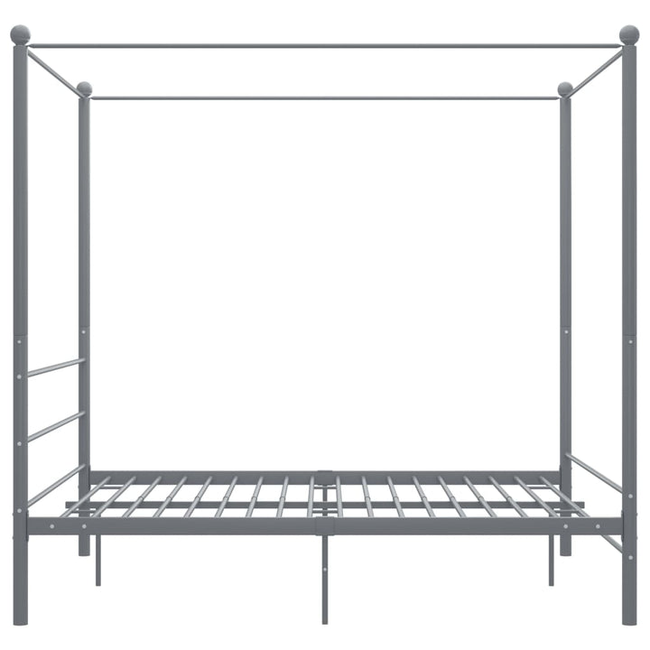sengestel til himmelseng 160x200 cm metal grå
