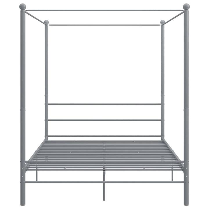 sengestel til himmelseng 160x200 cm metal grå