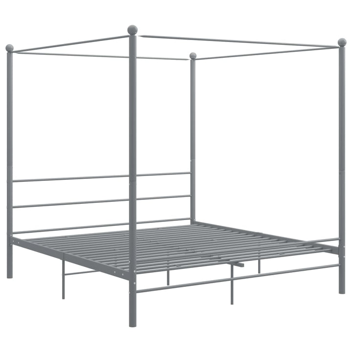 sengestel til himmelseng 180x200 cm metal grå