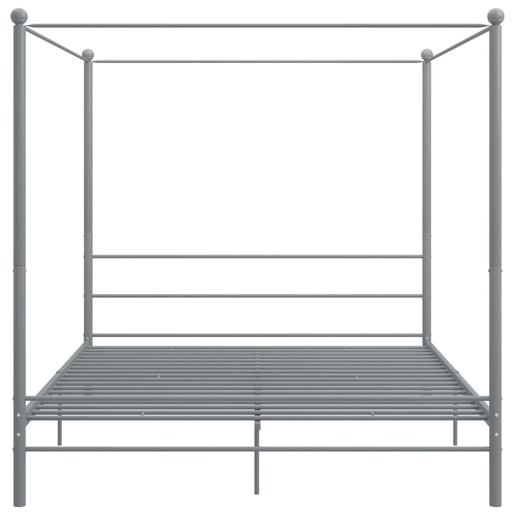 sengestel til himmelseng 180x200 cm metal grå