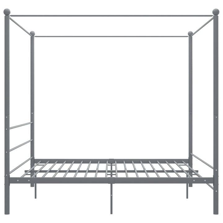 sengestel til himmelseng 200x200 cm metal grå