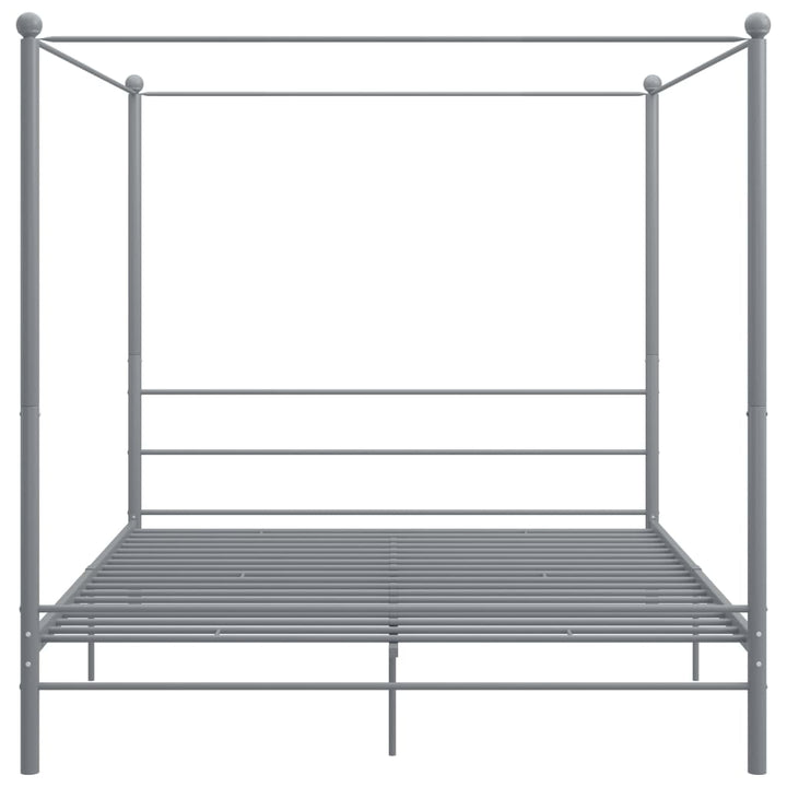 sengestel til himmelseng 200x200 cm metal grå