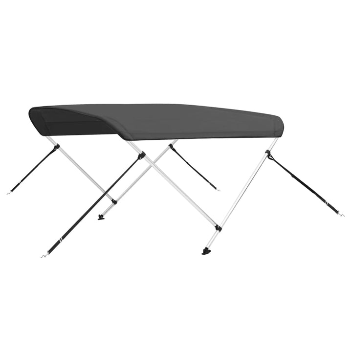 biminitop med 2 buer 180x130x110 cm antracitgrå