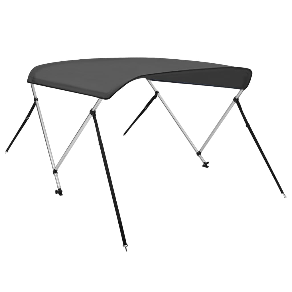 biminitop med 2 buer 180x130x110 cm antracitgrå