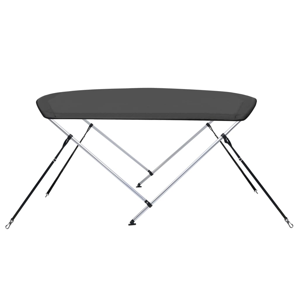 biminitop med 2 buer 180x130x110 cm antracitgrå