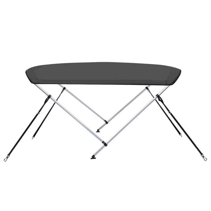 biminitop med 2 buer 180x130x110 cm antracitgrå