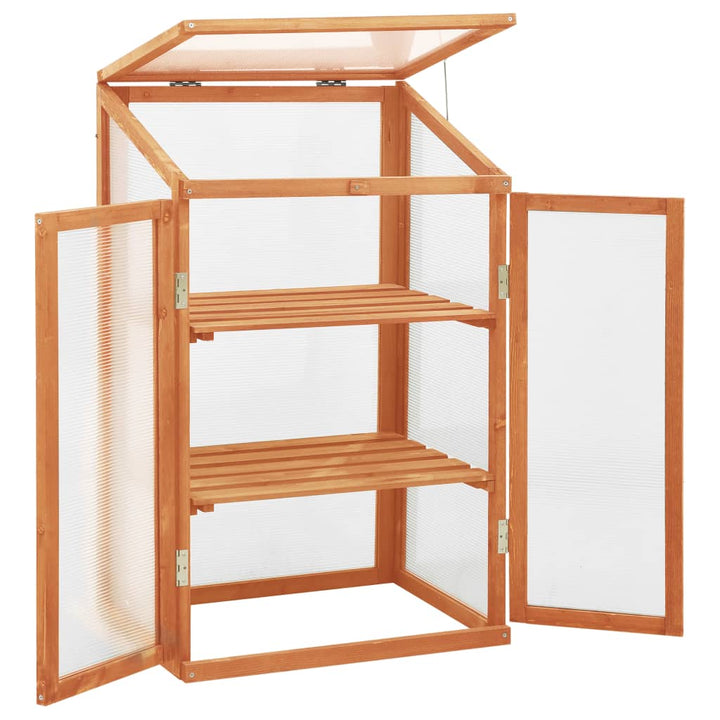 drivhus 60x45x100 cm fyrretræ