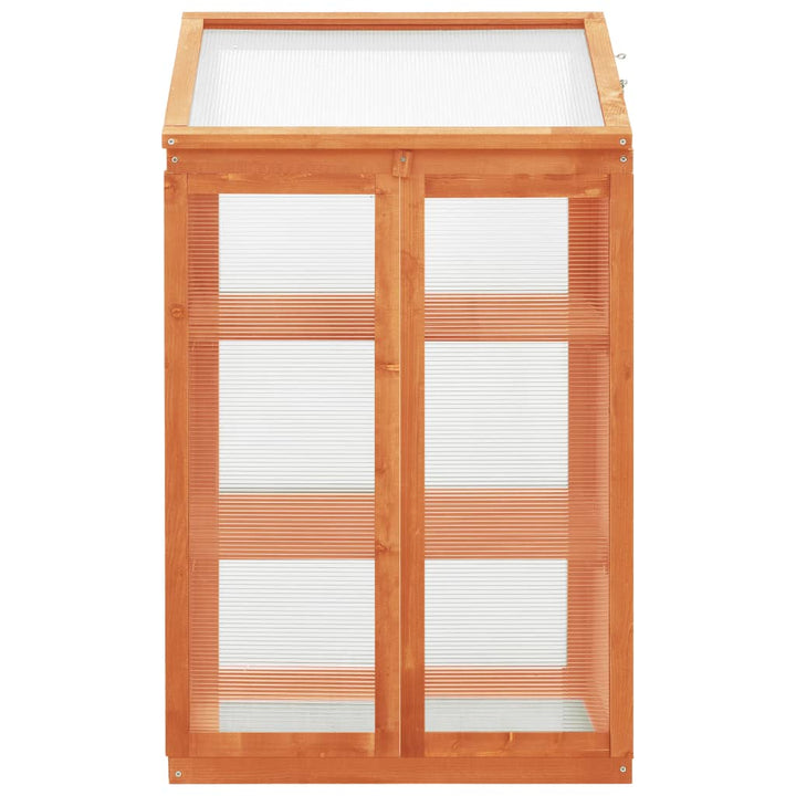 drivhus 60x45x100 cm fyrretræ