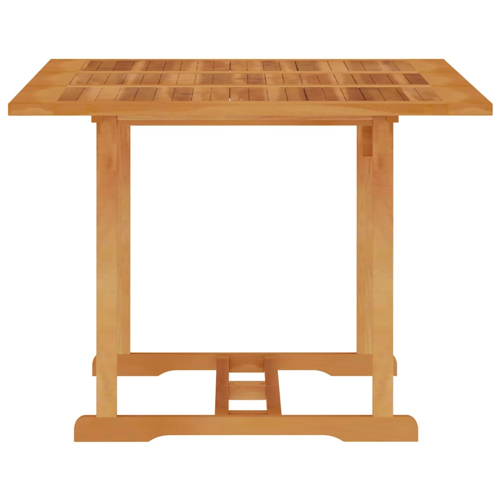 havebord 150x90x75 cm massivt teaktræ