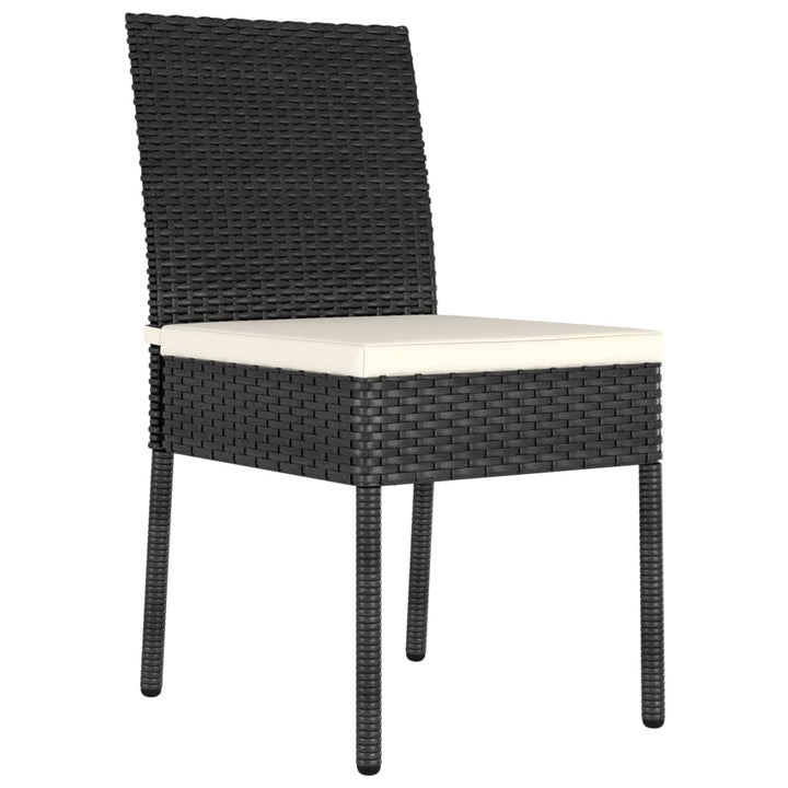 havestole 4 stk. polyrattan sort