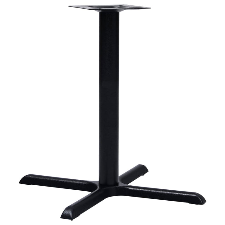 bordben til bistrobord 76x76x72 cm støbejern sort