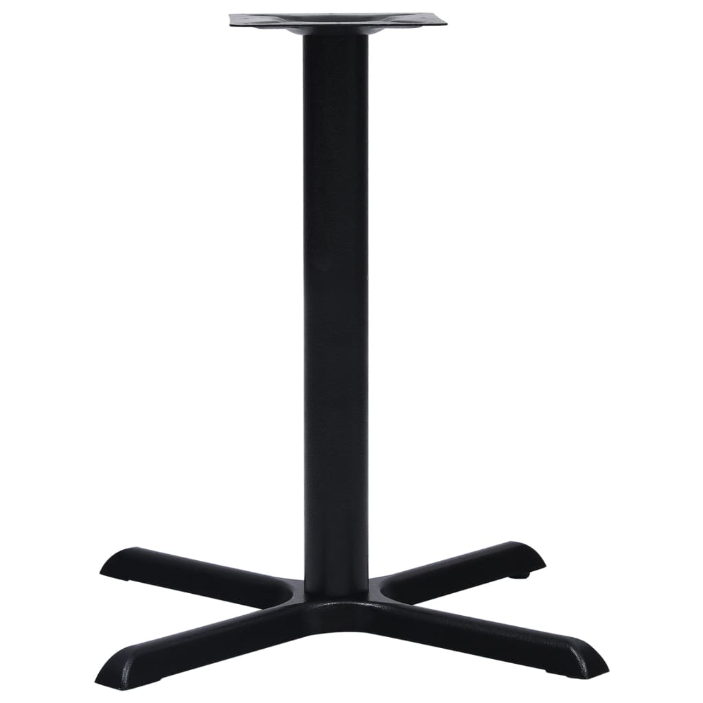 bordben til bistrobord 76x76x72 cm støbejern sort