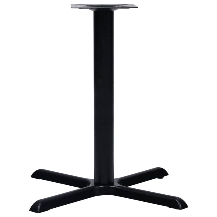 bordben til bistrobord 76x76x72 cm støbejern sort