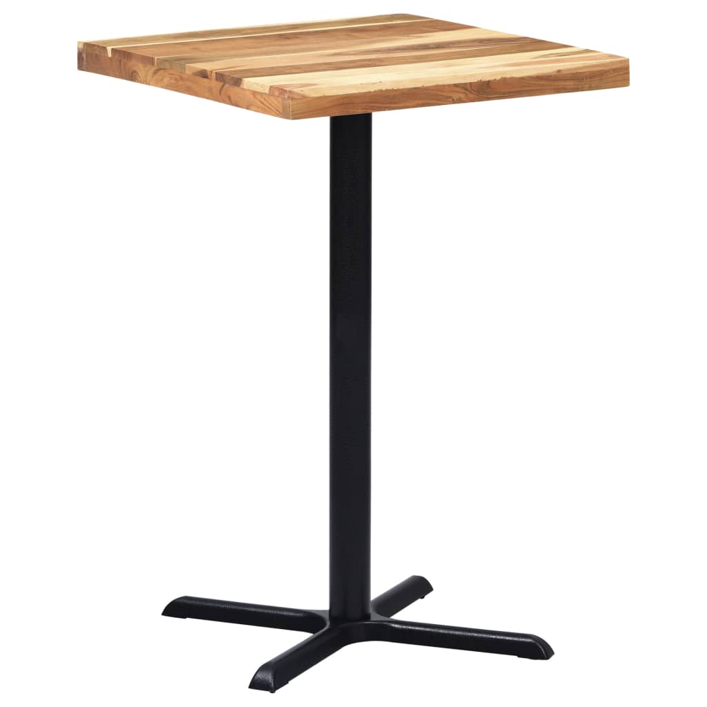 bordben til bistrobord 76x76x107 cm støbejern sort