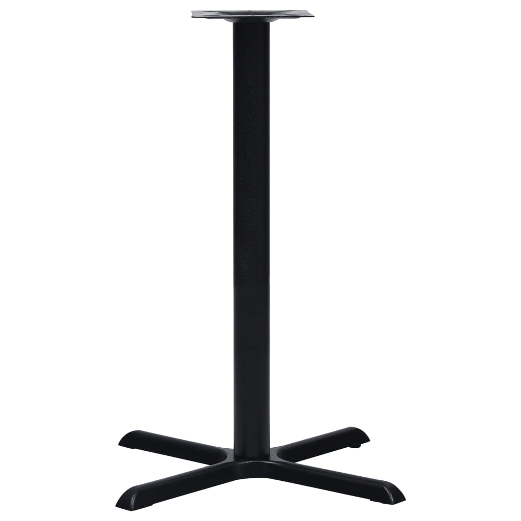 bordben til bistrobord 76x76x107 cm støbejern sort