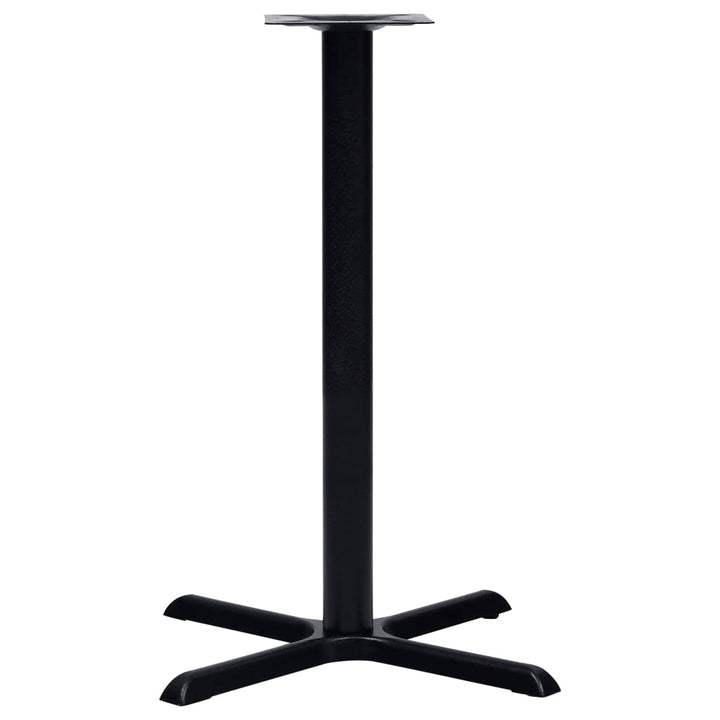 bordben til bistrobord 76x76x107 cm støbejern sort