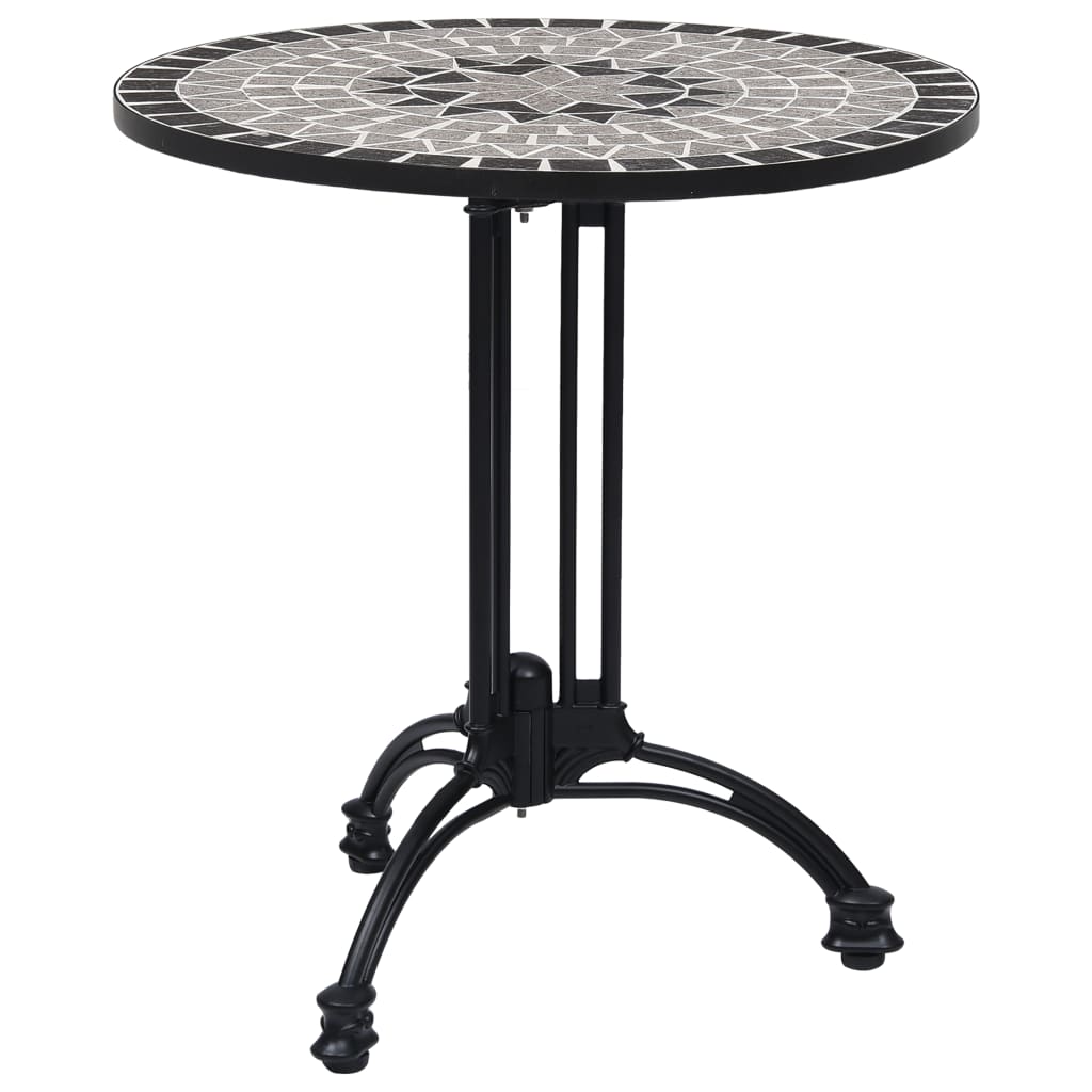 bordben til bistrobord Ø60x72 cm støbt aluminium sort