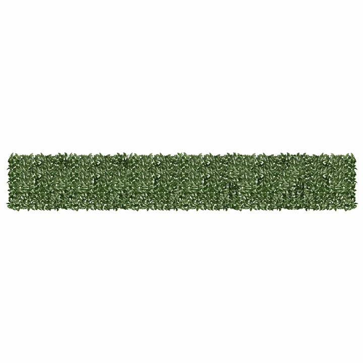 altanafskærmning 600x100 cm mørkegrønne blade