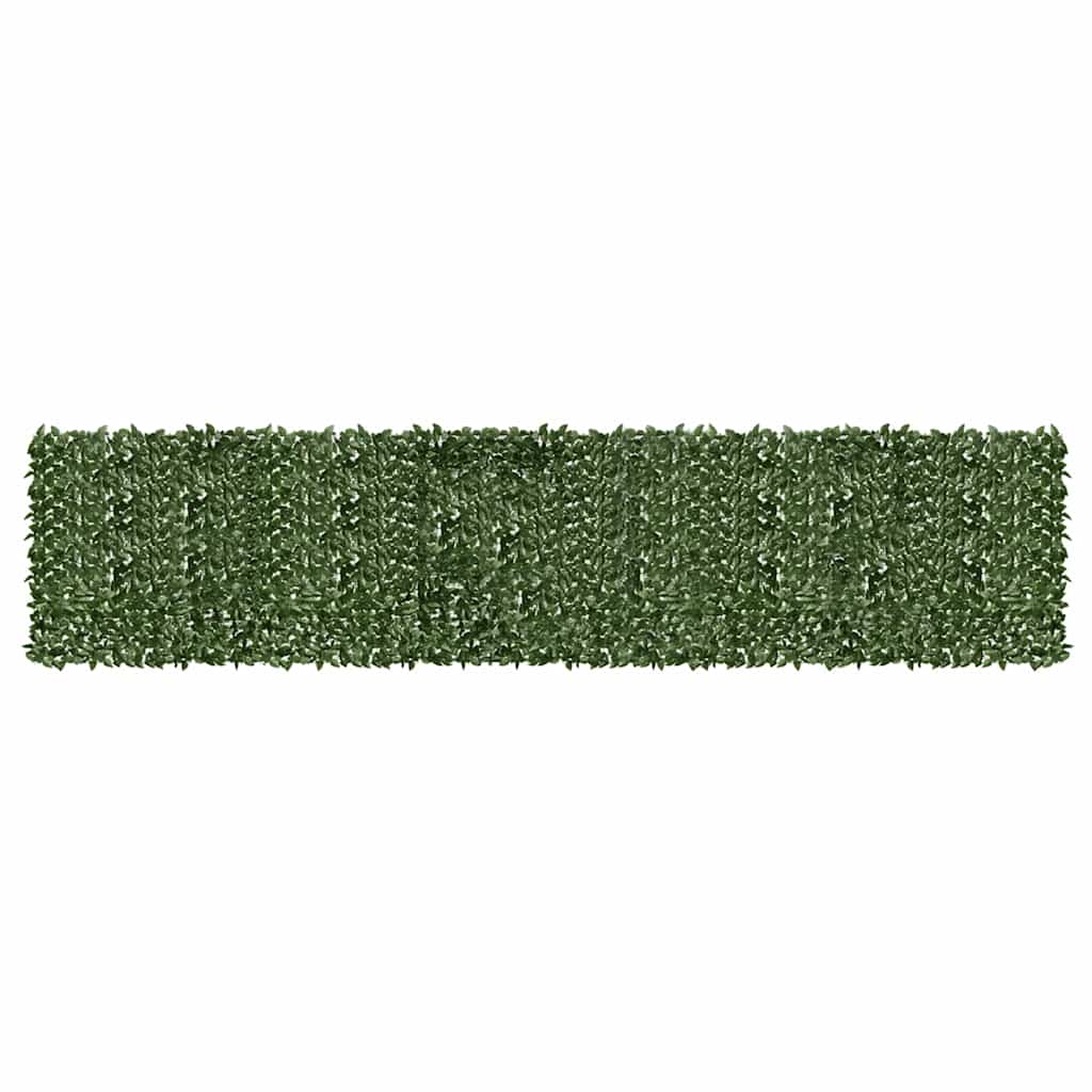 altanafskærmning 600x150 cm mørkegrønne blade
