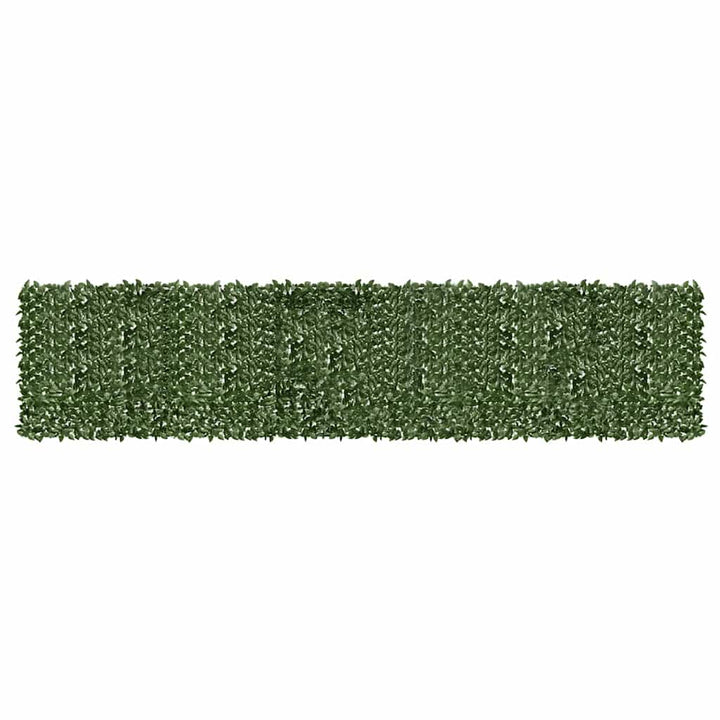 altanafskærmning 600x150 cm mørkegrønne blade
