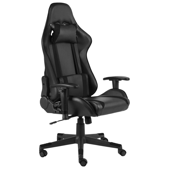drejelig gamingstol PVC sort