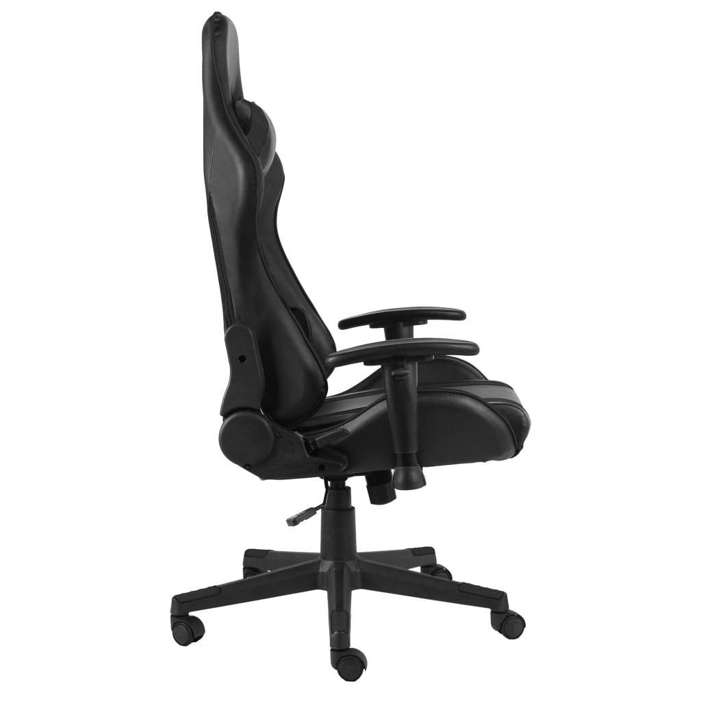 drejelig gamingstol PVC sort
