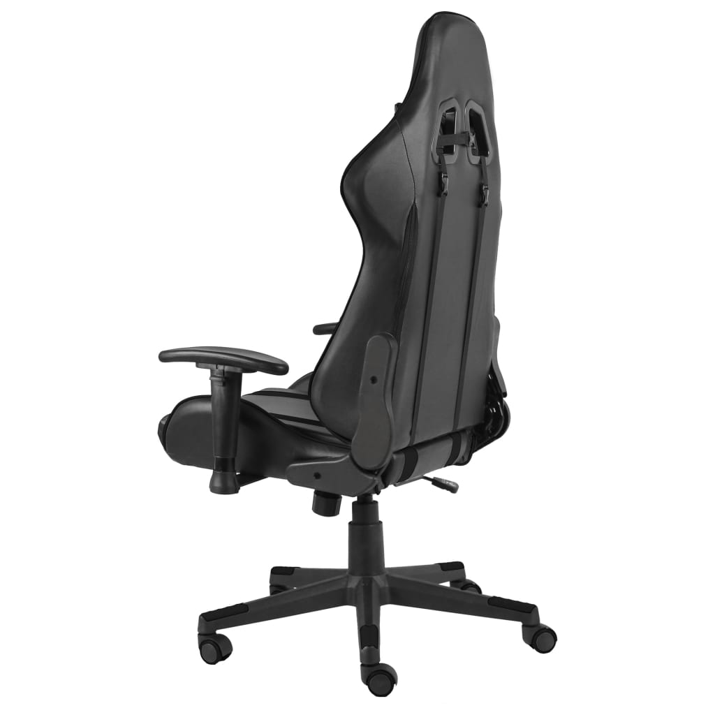 drejelig gamingstol PVC sort