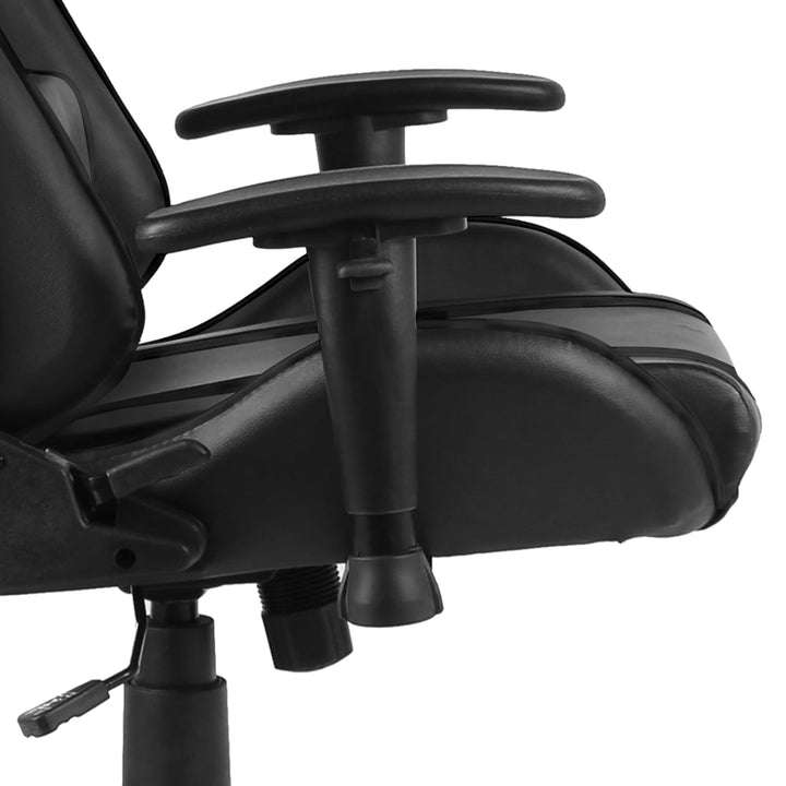 drejelig gamingstol PVC sort