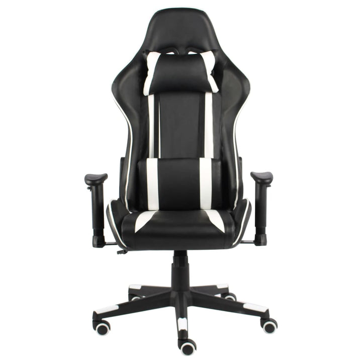 drejelig gamingstol PVC hvid