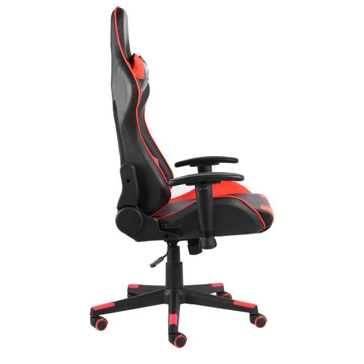 drejelig gamingstol PVC rød