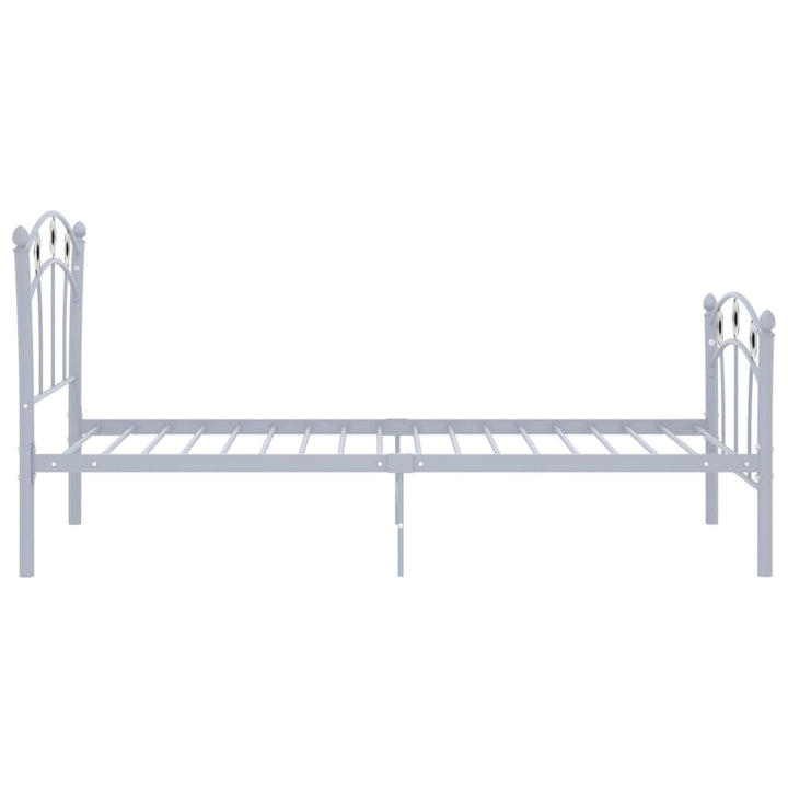 sengestel 90x200 fodbolddesign metal grå