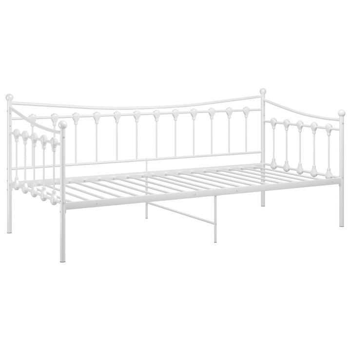 sengestel til sovesofa 90x200 cm metal hvid