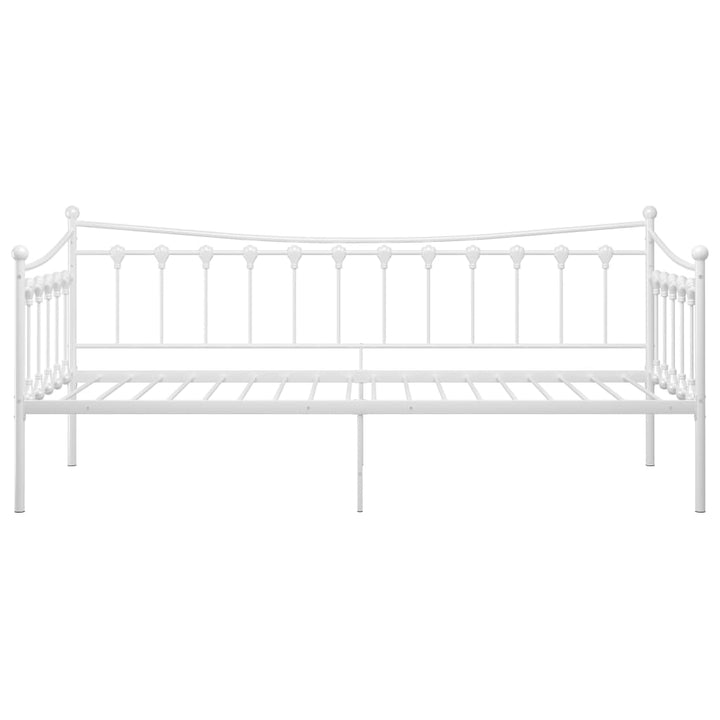 sengestel til sovesofa 90x200 cm metal hvid