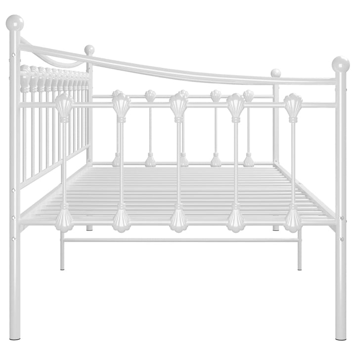 sengestel til sovesofa 90x200 cm metal hvid