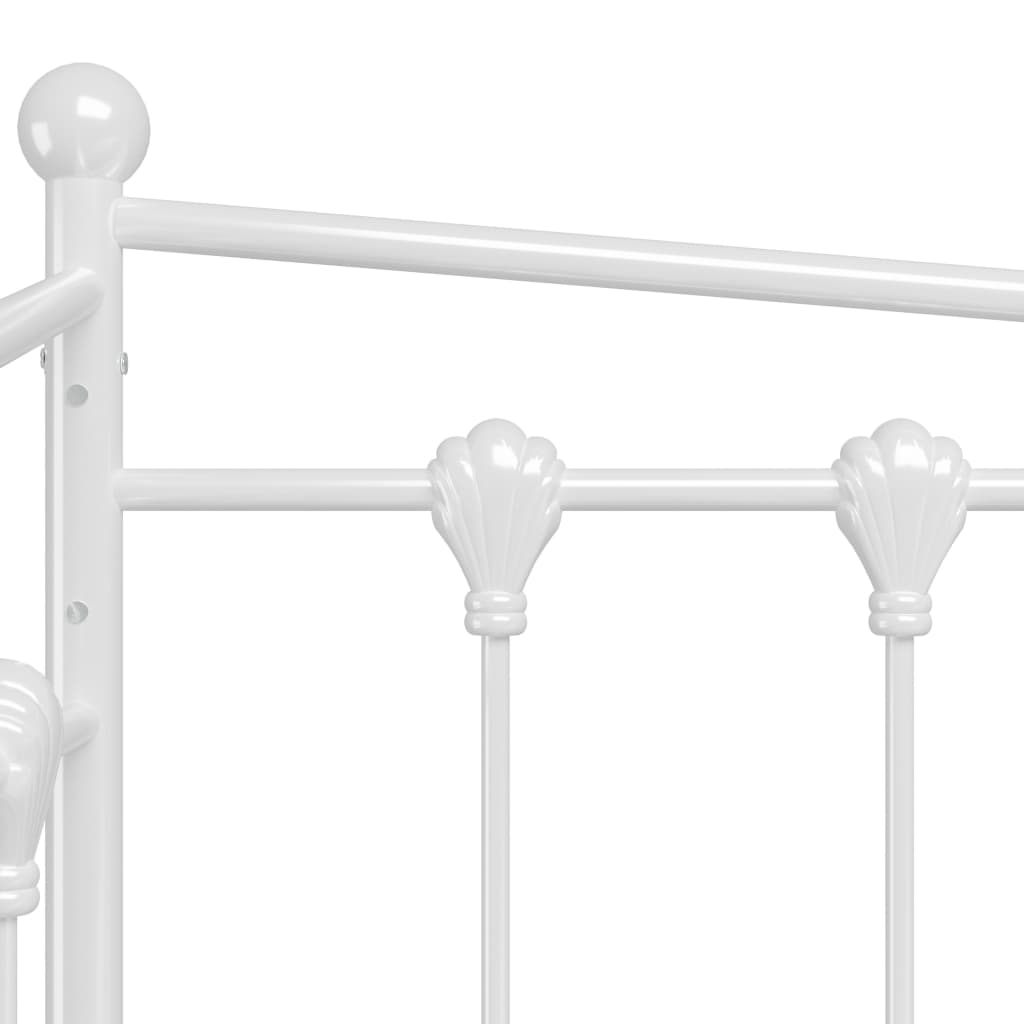 sengestel til sovesofa 90x200 cm metal hvid