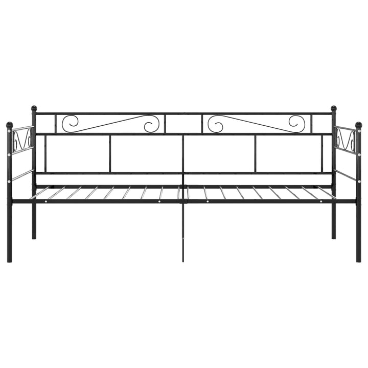 sengestel til sovesofa 90x200 cm metal sort