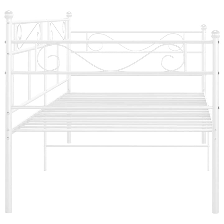sengestel til sovesofa 90x200 cm metal hvid