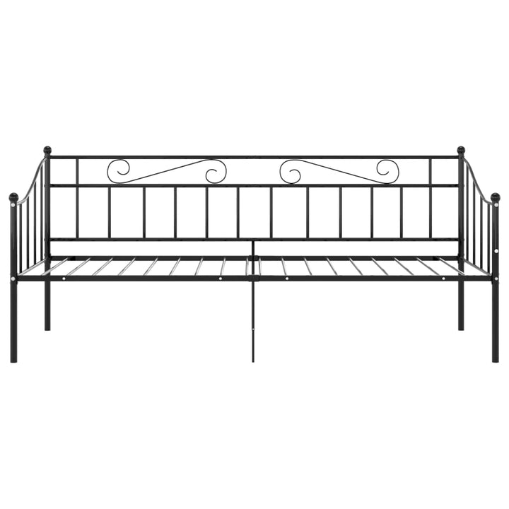 sengestel til sovesofa 90x200 cm metal sort