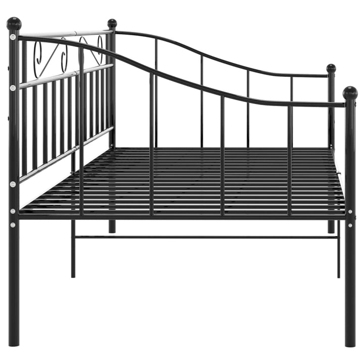 sengestel til sovesofa 90x200 cm metal sort