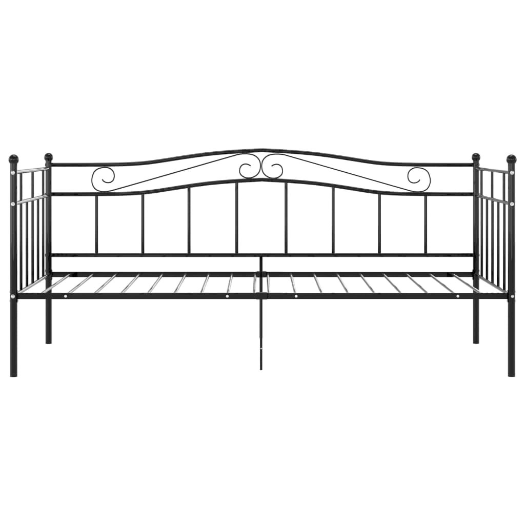 sengestel til sovesofa 90x200 cm metal sort